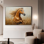 Horses 167 Canvas Art 90 x 60 cm / Stretched on hidden frame