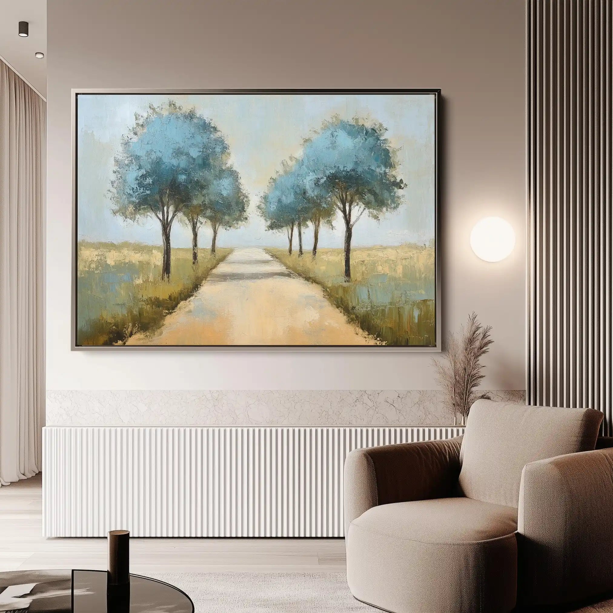 Landscape 167 Canvas Art 90 x 60 cm / Stretched on hidden frame