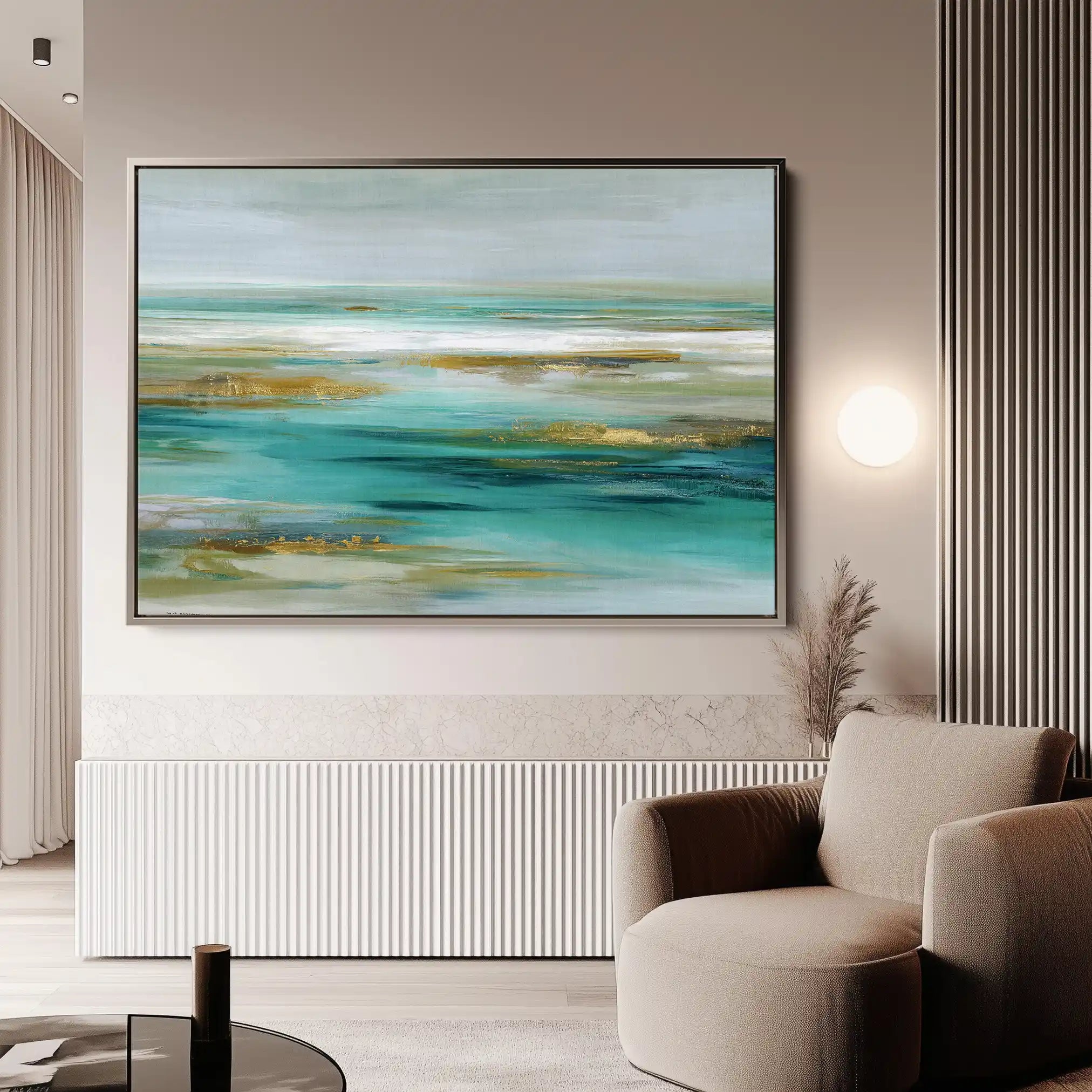 Abstract 1670 Canvas Art 60 x 40 cm / Stretched on hidden frame