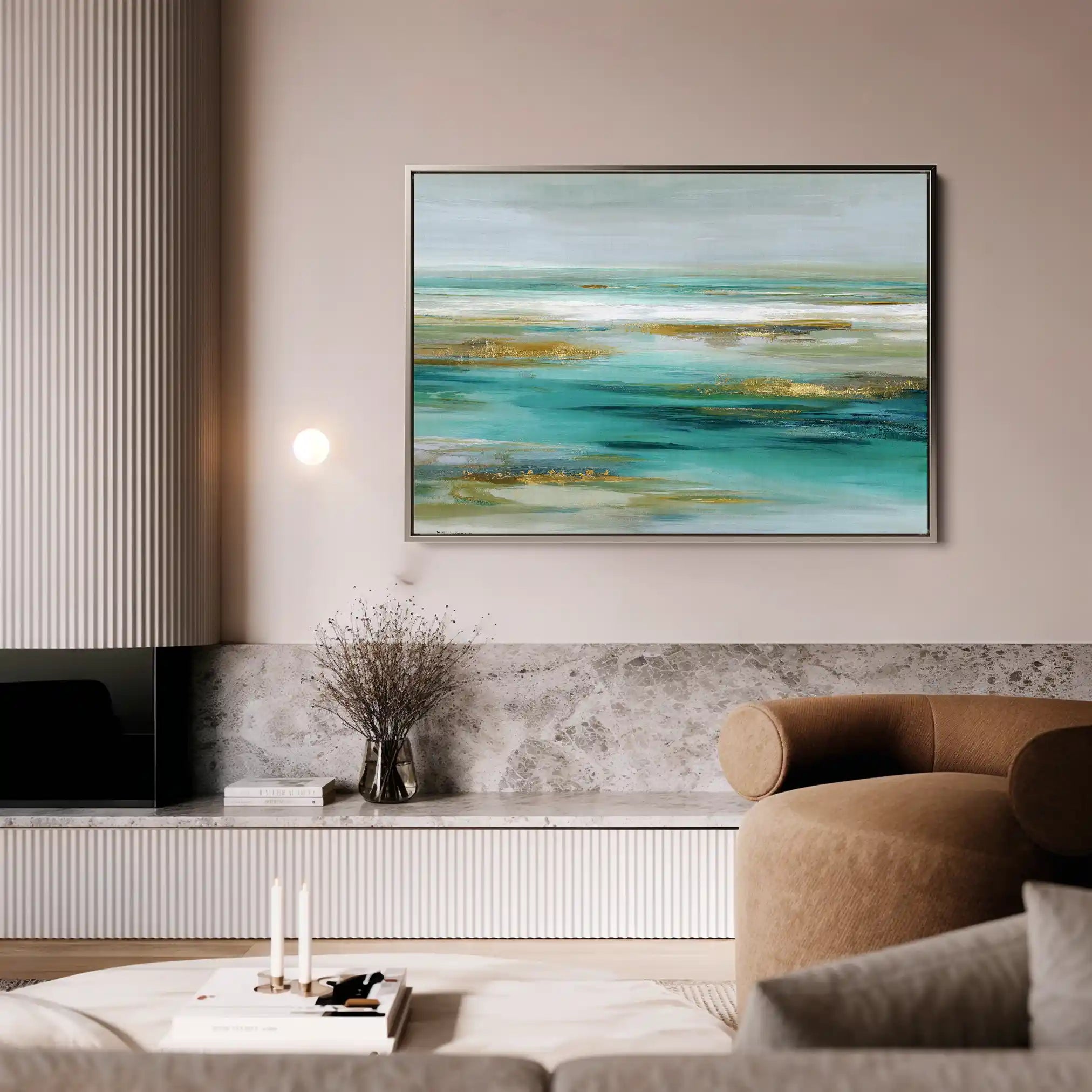 Abstract 1670 Canvas Art 60 x 40 cm / Stretched on hidden frame