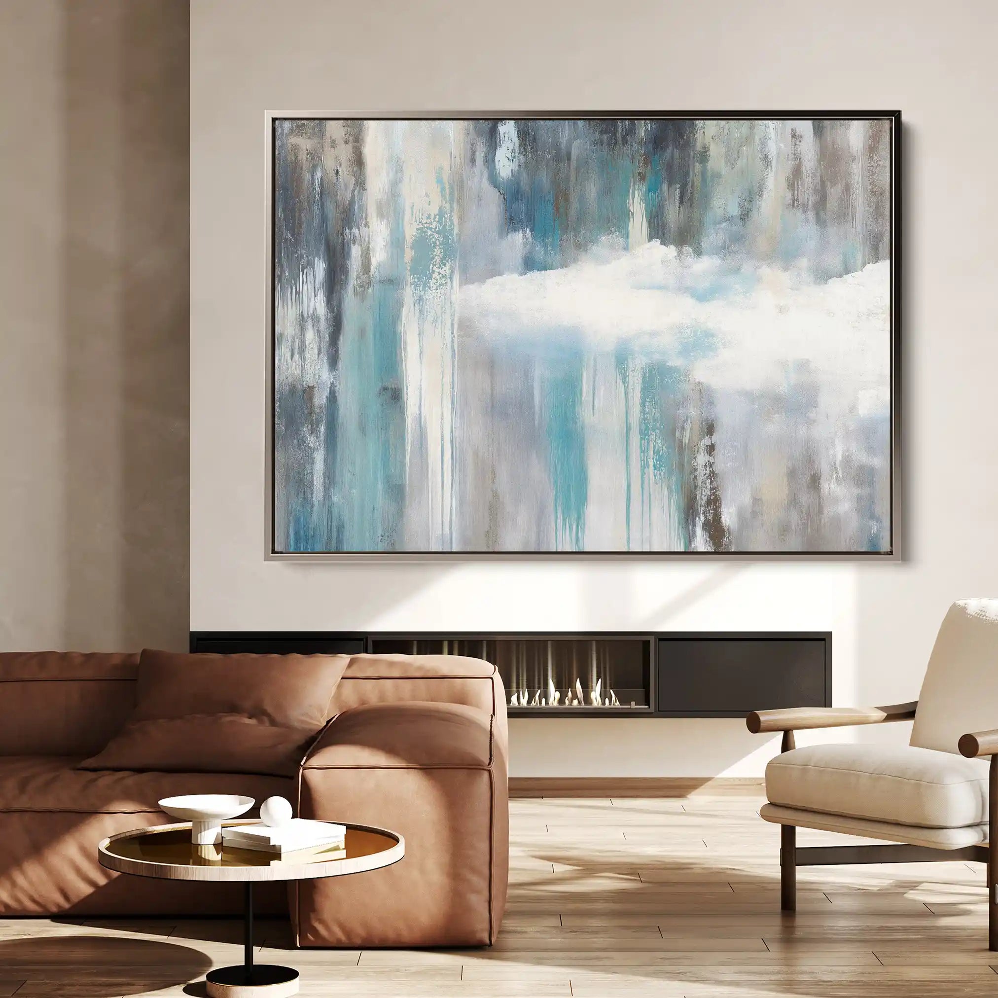 Abstract 1671 Canvas Art 60 x 40 cm / Stretched on hidden frame