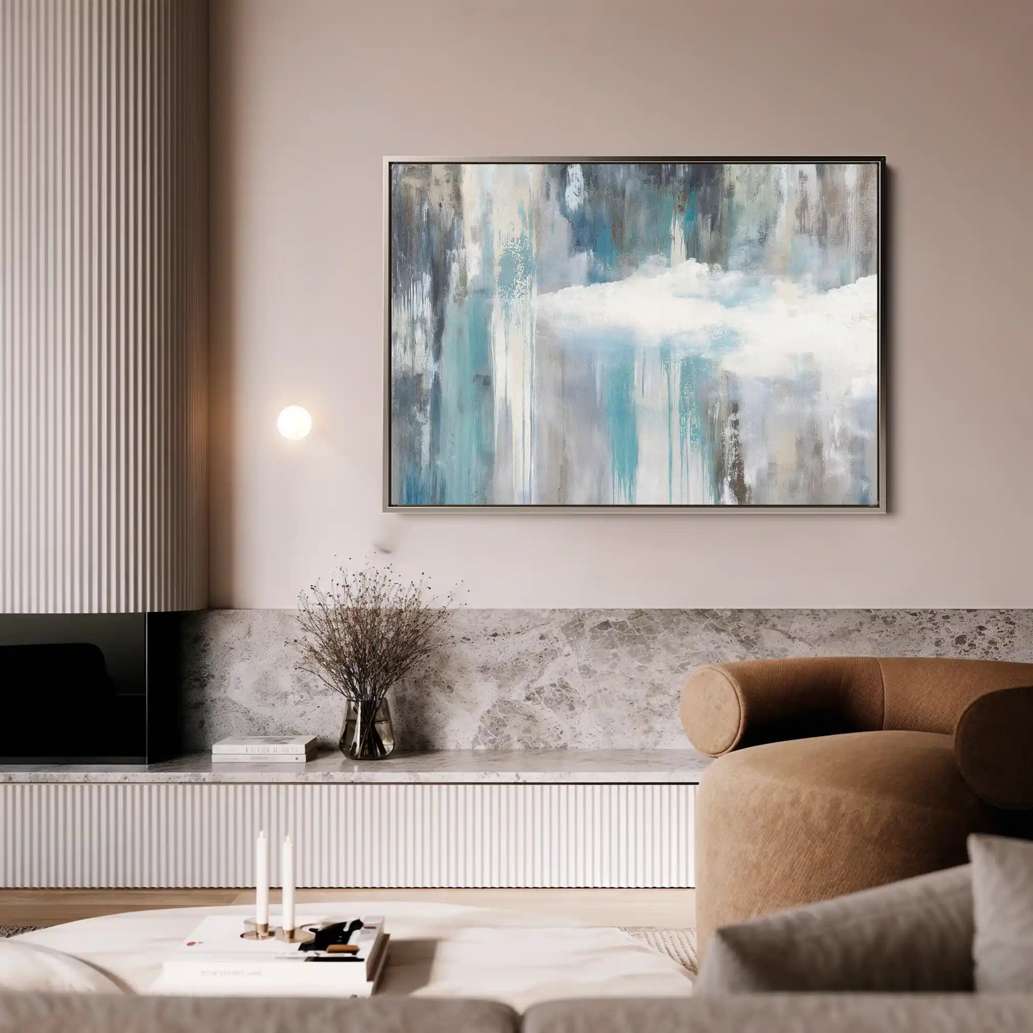 Abstract 1671 Canvas Art 60 x 40 cm / Stretched on hidden frame