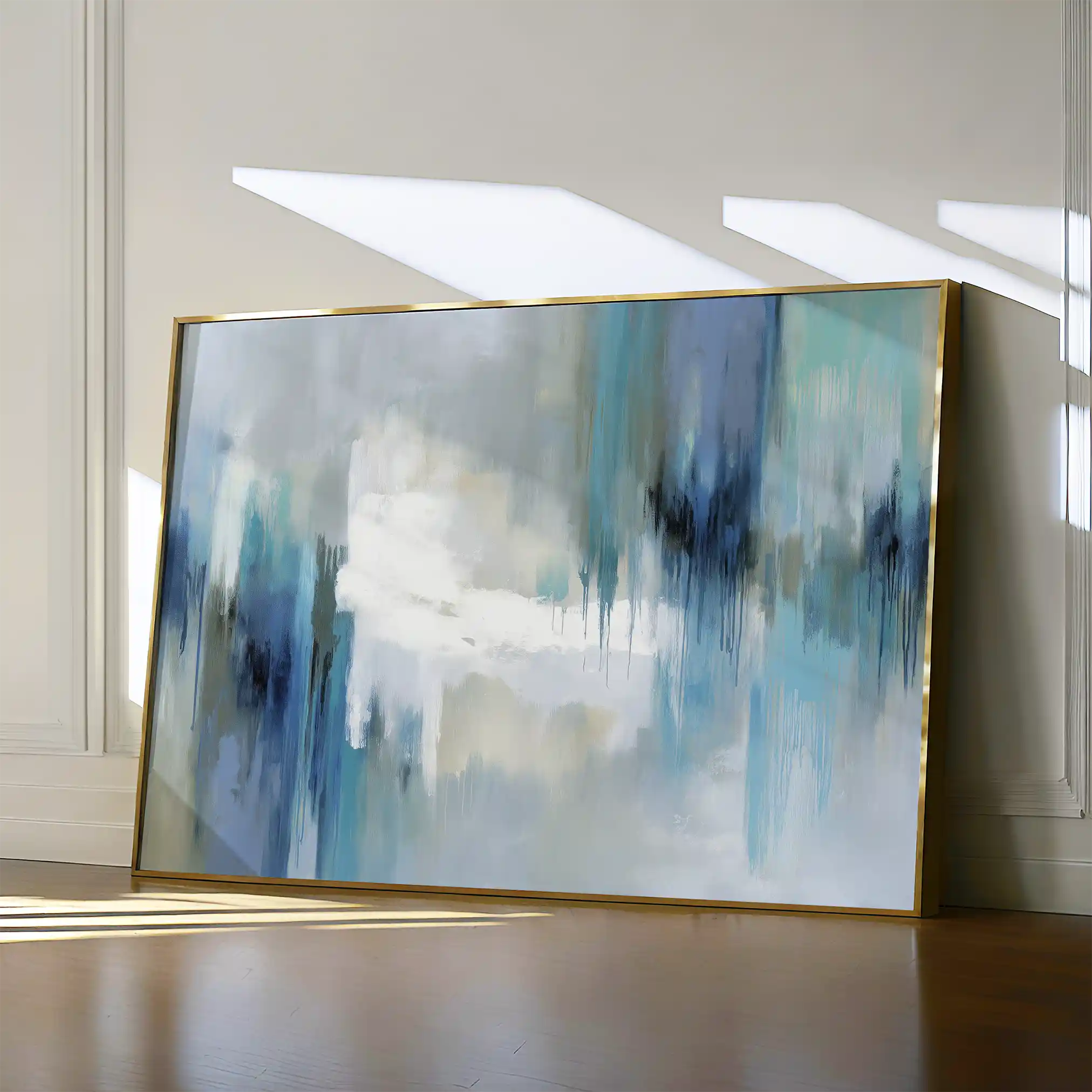 Abstract 1673 Canvas Art 60 x 40 cm / Stretched on hidden frame