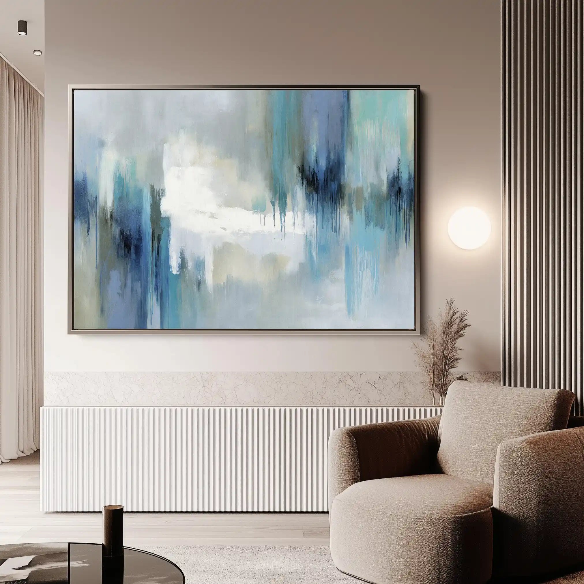 Abstract 1673 Canvas Art 60 x 40 cm / Stretched on hidden frame