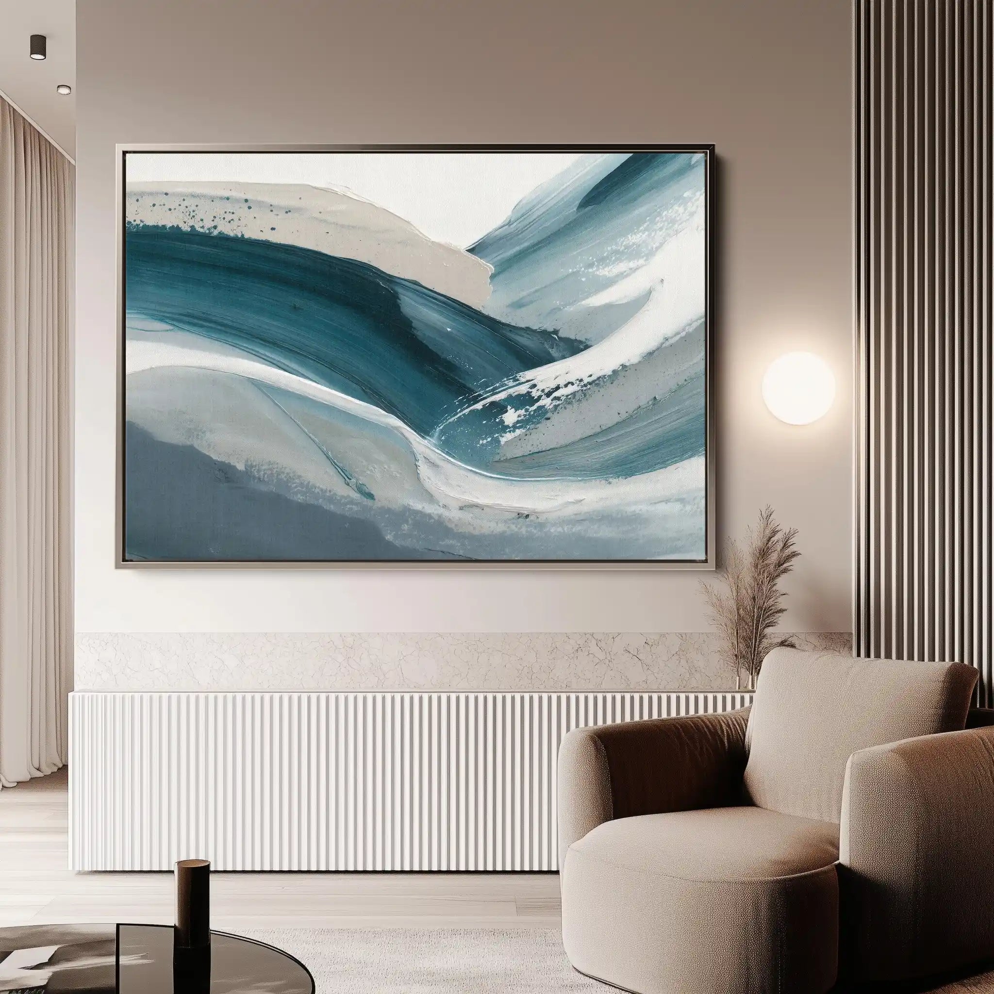 Abstract 1674 Canvas Art 60 x 40 cm / Stretched on hidden frame