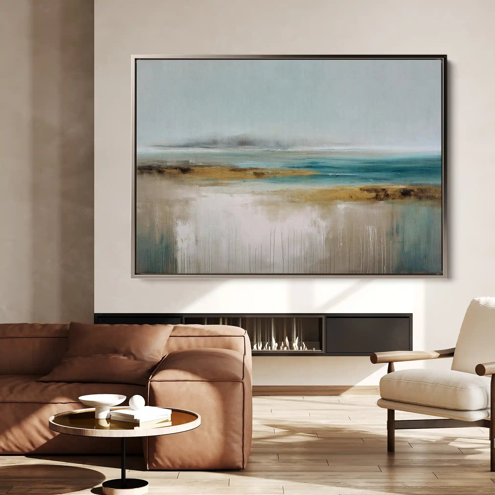 Abstract 1677 Canvas Art 60 x 40 cm / Stretched on hidden frame