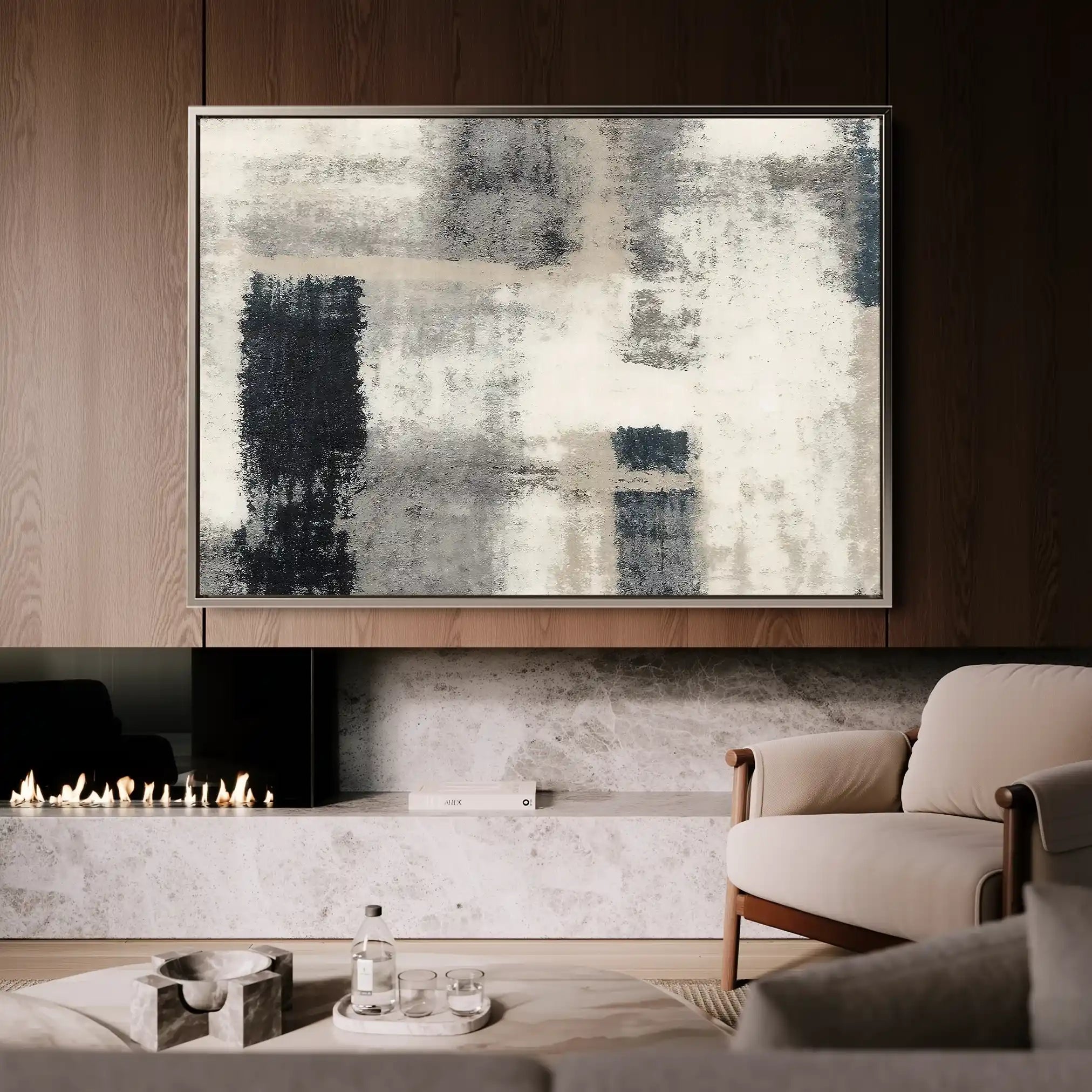 Abstract 168 Canvas Art 60 x 40 cm / Stretched on hidden frame