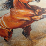 Horses 168 Canvas Art 90 x 60 cm / Stretched on hidden frame