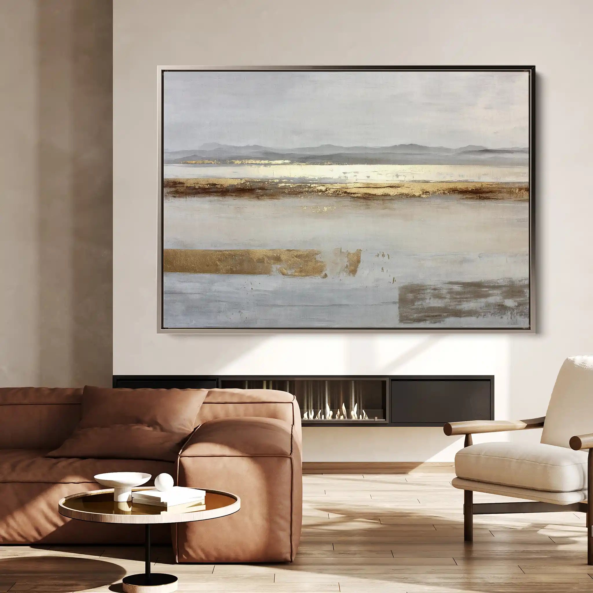 Abstract 1687 Canvas Art 60 x 40 cm / Stretched on hidden frame