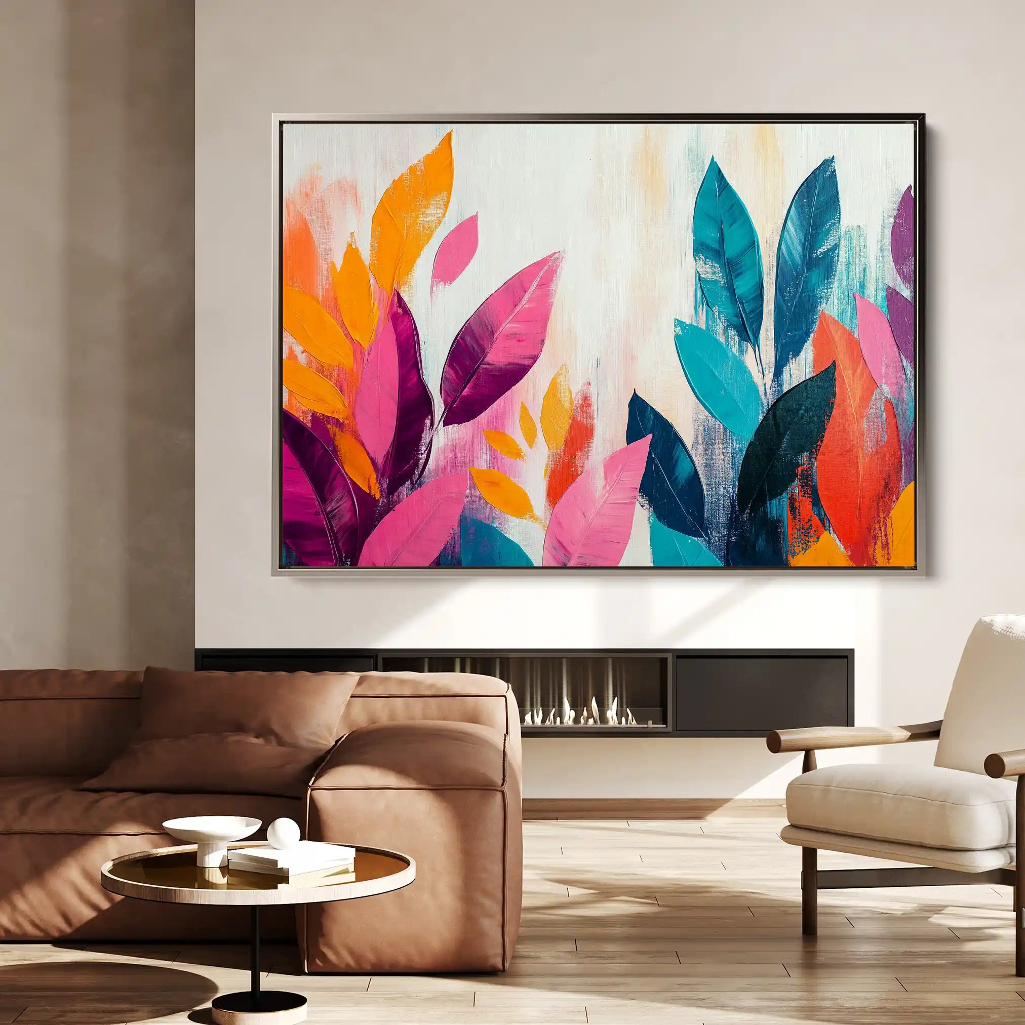 Boho 169 Canvas Art 90 x 60 cm / Stretched on hidden frame