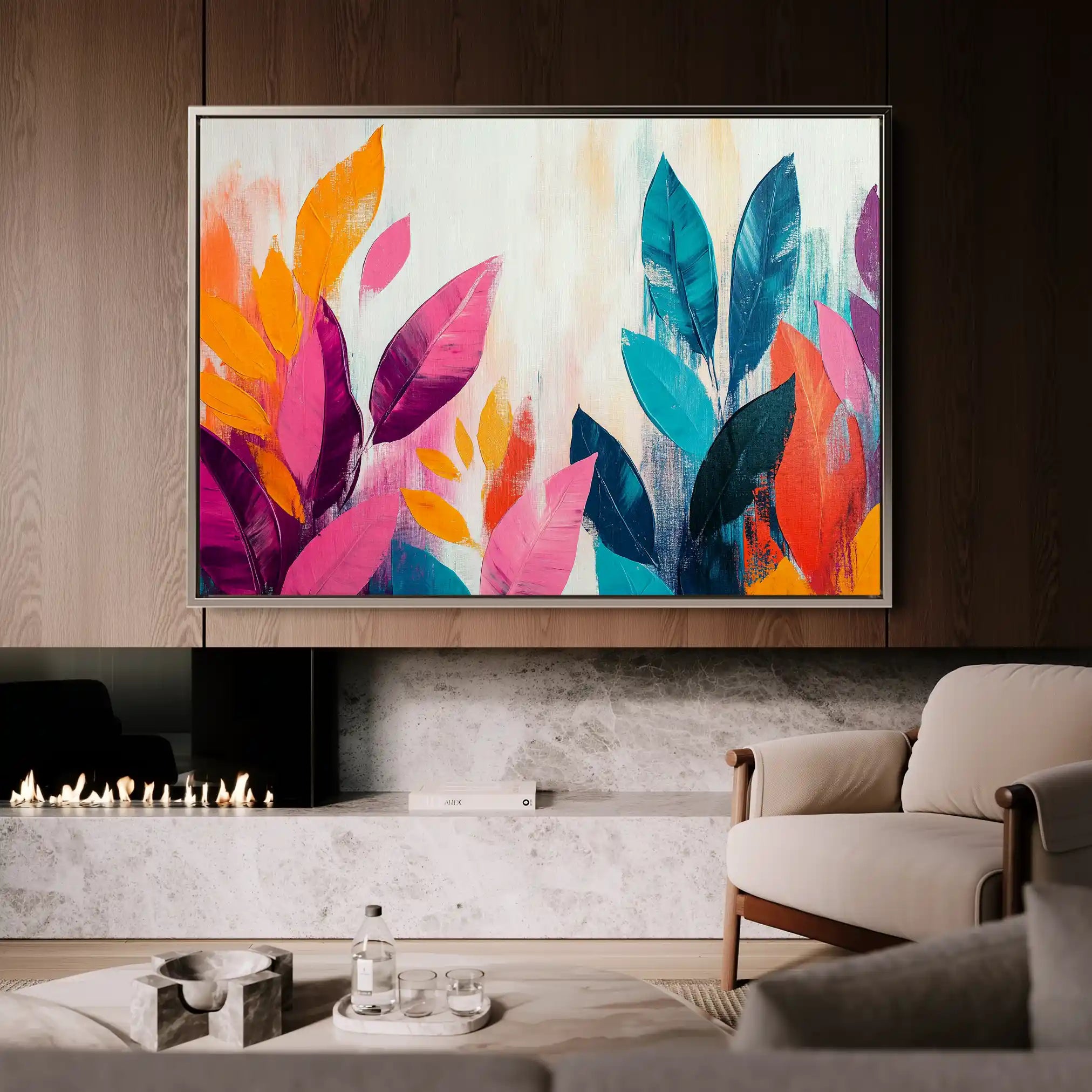 Boho 169 Canvas Art 90 x 60 cm / Stretched on hidden frame