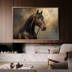 Horses 169 Canvas Art 90 x 60 cm / Stretched on hidden frame