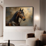 Horses 169 Canvas Art 90 x 60 cm / Stretched on hidden frame