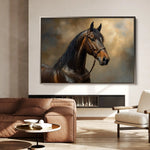 Horses 169 Canvas Art 90 x 60 cm / Stretched on hidden frame