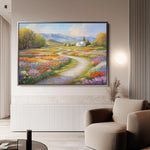 Landscape 169 Canvas Art 90 x 60 cm / Stretched on hidden frame