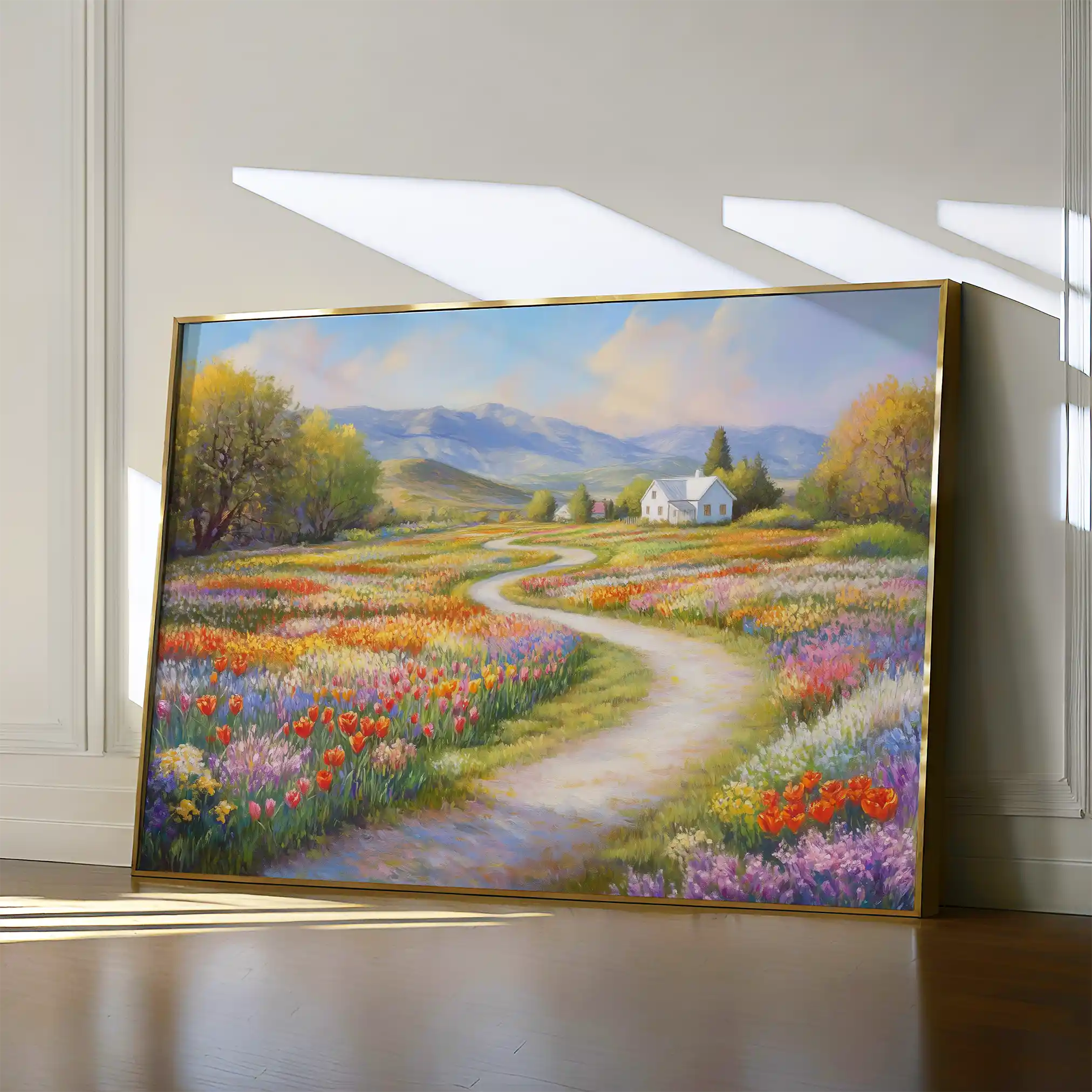 Landscape 169 Canvas Art 90 x 60 cm / Stretched on hidden frame