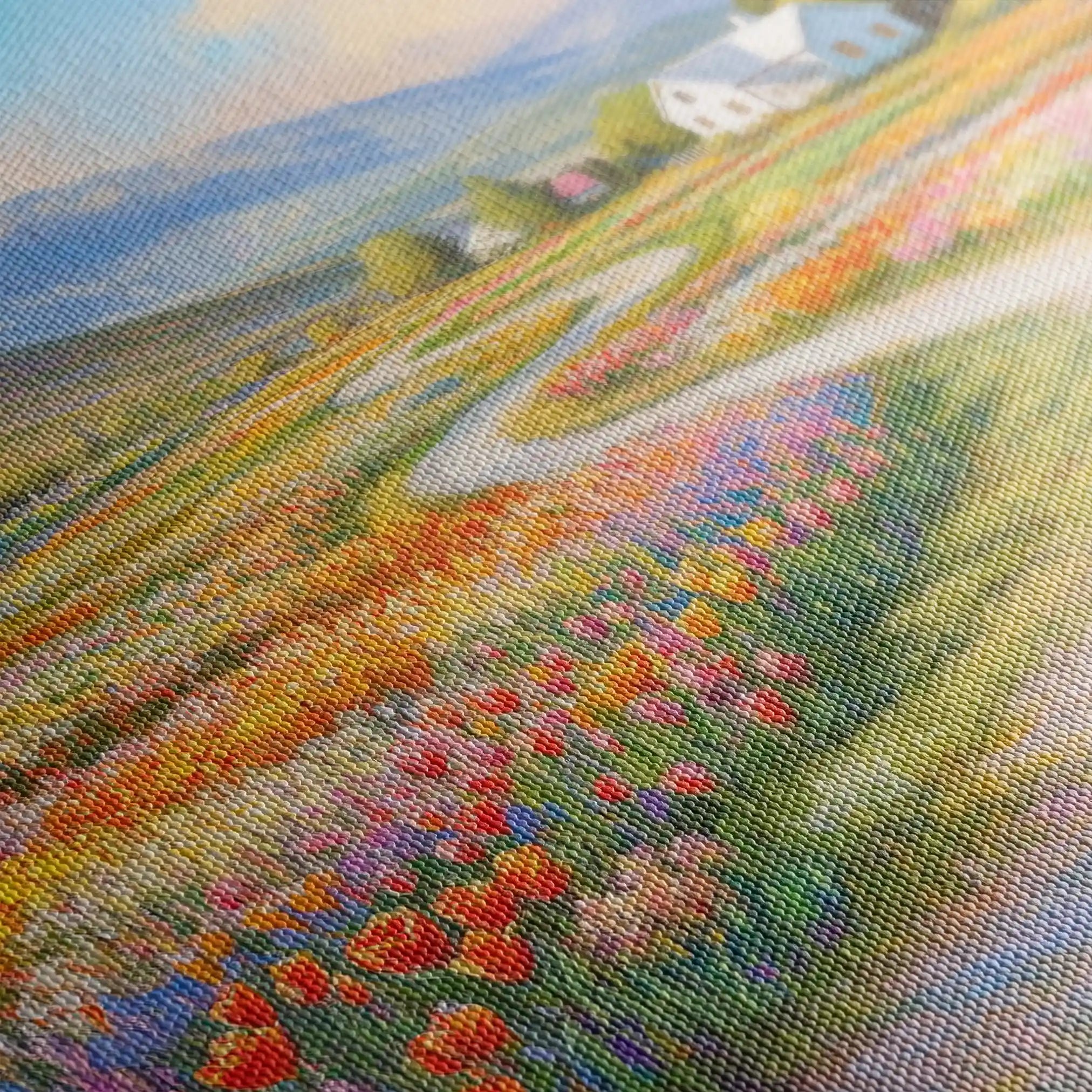 Landscape 169 Canvas Art 90 x 60 cm / Stretched on hidden frame