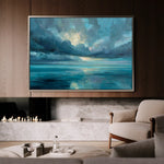 Abstract 1695 Canvas Art 60 x 40 cm / Stretched on hidden frame