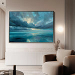 Abstract 1695 Canvas Art 60 x 40 cm / Stretched on hidden frame