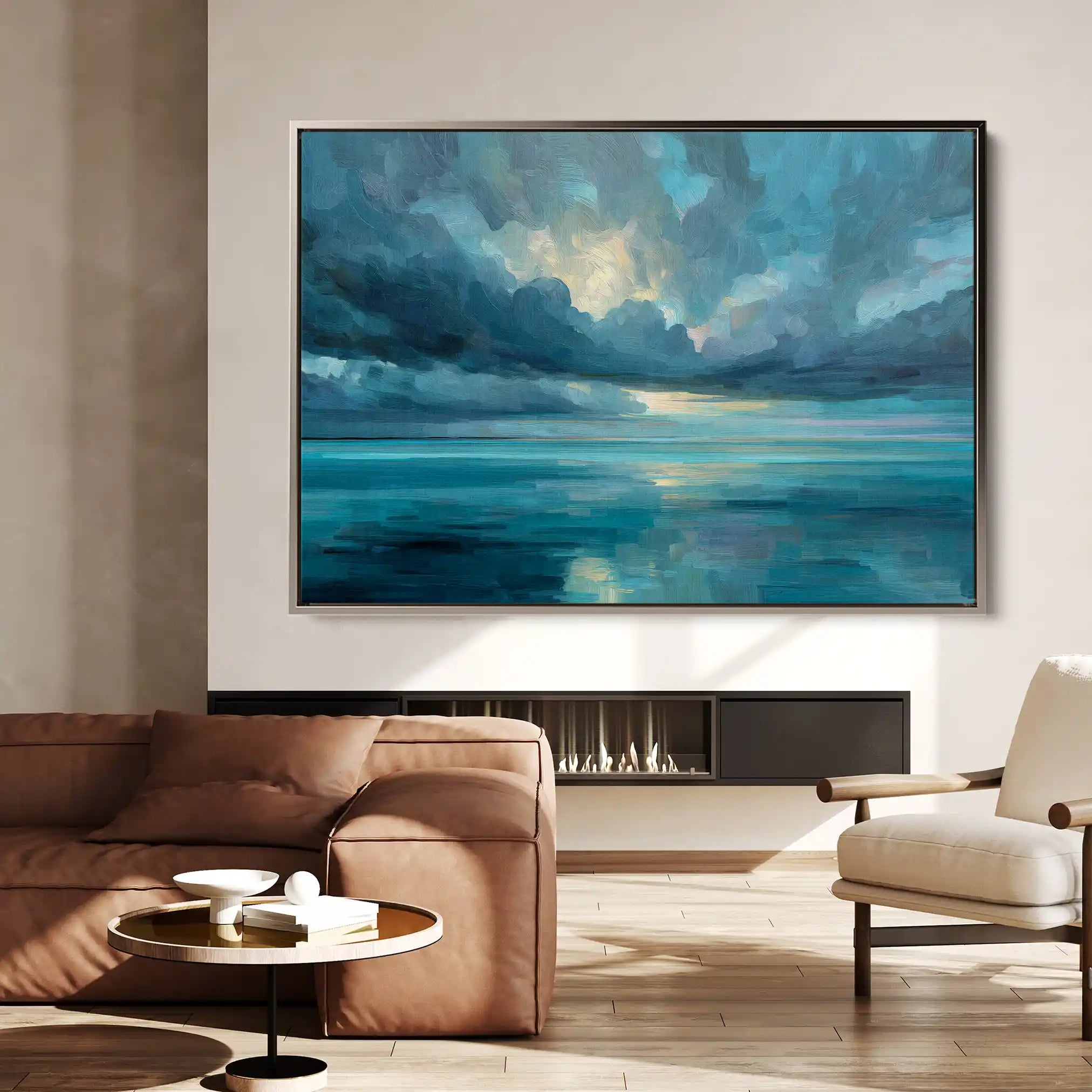 Abstract 1695 Canvas Art 60 x 40 cm / Stretched on hidden frame