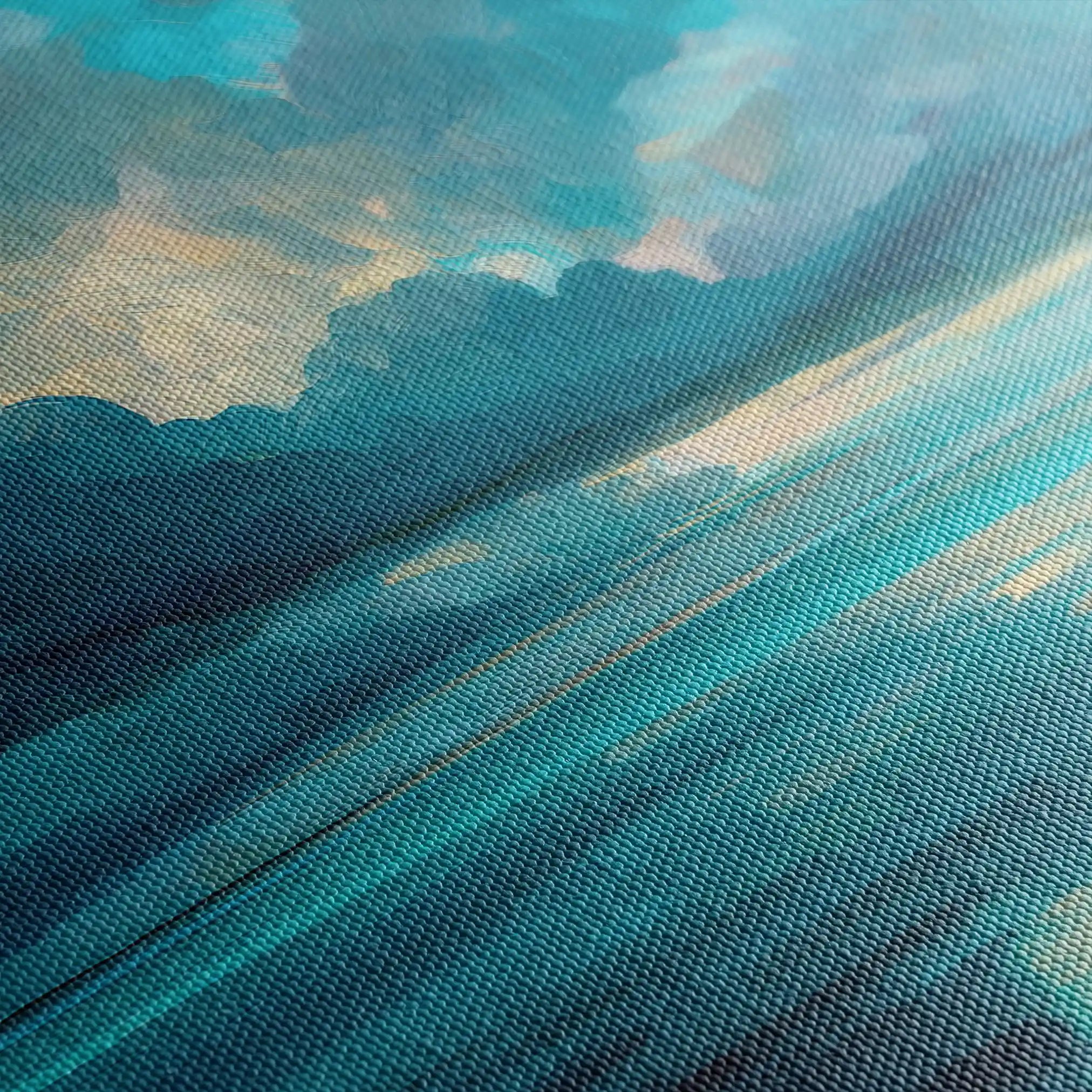 Abstract 1695 Canvas Art 60 x 40 cm / Stretched on hidden frame