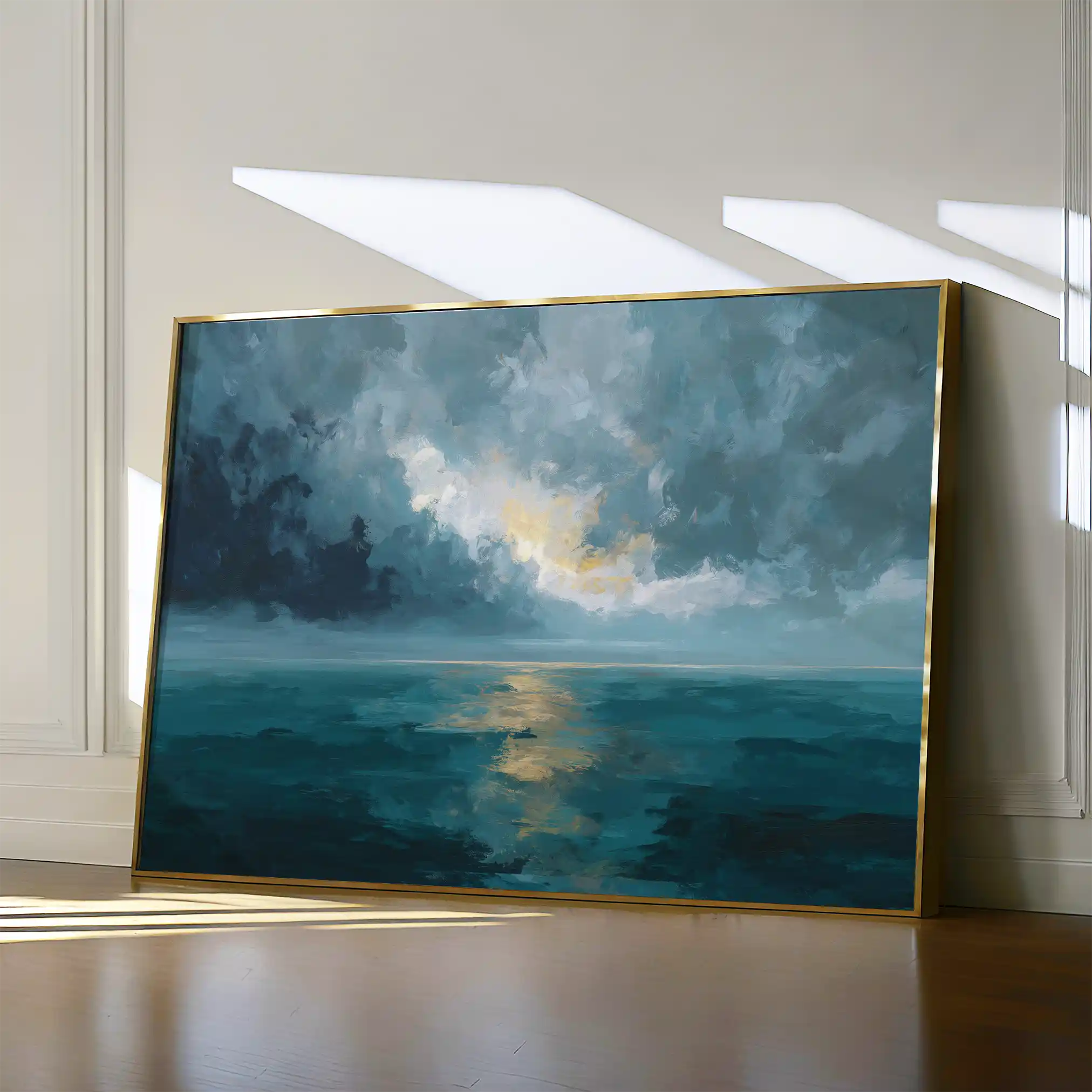 Abstract 1696 Canvas Art 60 x 40 cm / Stretched on hidden frame