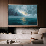 Abstract 1696 Canvas Art 60 x 40 cm / Stretched on hidden frame