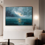 Abstract 1696 Canvas Art 60 x 40 cm / Stretched on hidden frame