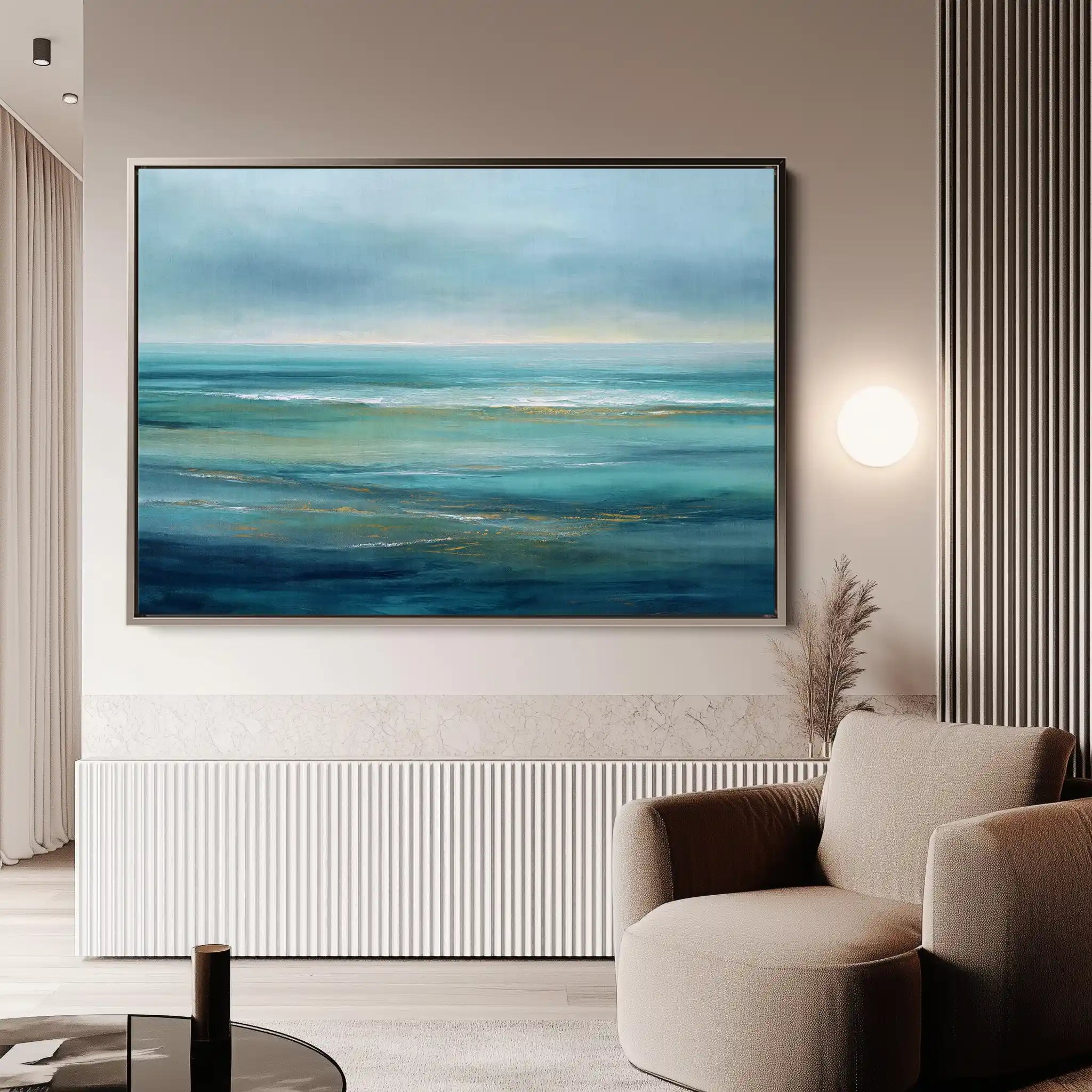 Abstract 1697 Canvas Art 60 x 40 cm / Stretched on hidden frame