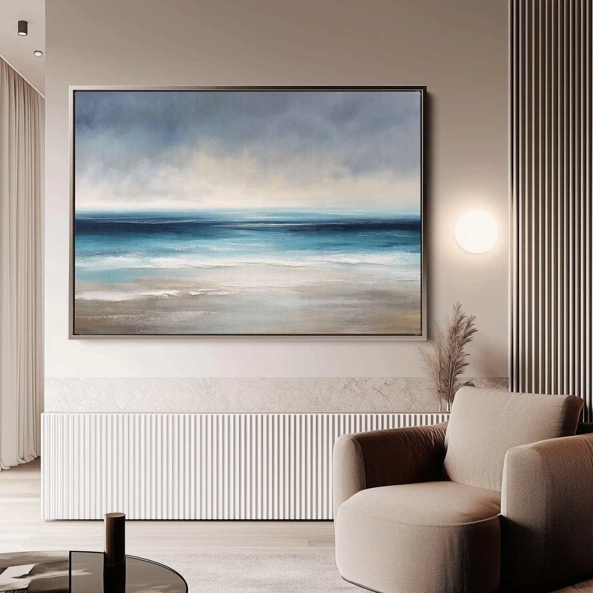 Abstract 1698 Canvas Art 60 x 40 cm / Stretched on hidden frame