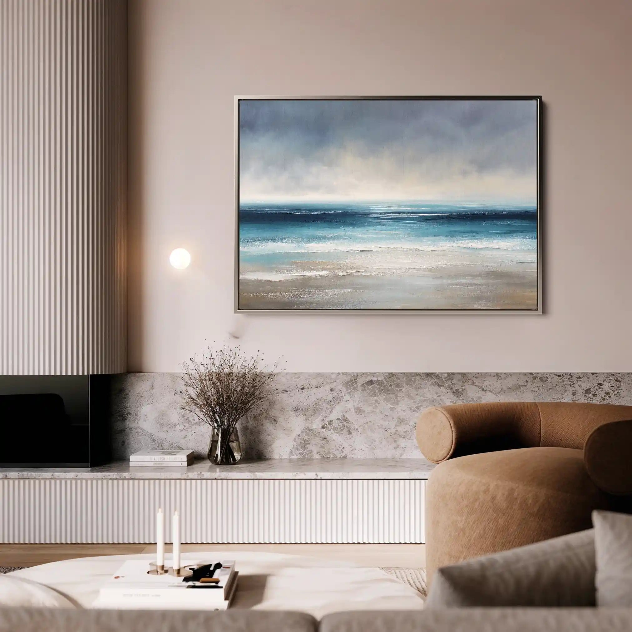 Abstract 1698 Canvas Art 60 x 40 cm / Stretched on hidden frame