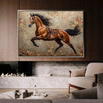 Horses 170 Canvas Art 90 x 60 cm / Stretched on hidden frame