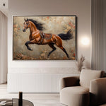 Horses 170 Canvas Art 90 x 60 cm / Stretched on hidden frame
