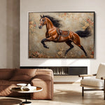 Horses 170 Canvas Art 90 x 60 cm / Stretched on hidden frame