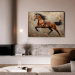 Horses 170 Canvas Art 90 x 60 cm / Stretched on hidden frame
