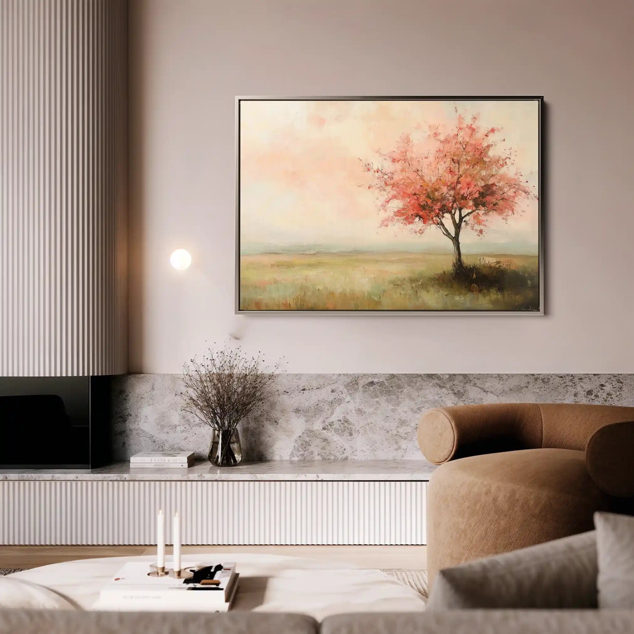 Landscape 170 Canvas Art 90 x 60 cm / Stretched on hidden frame