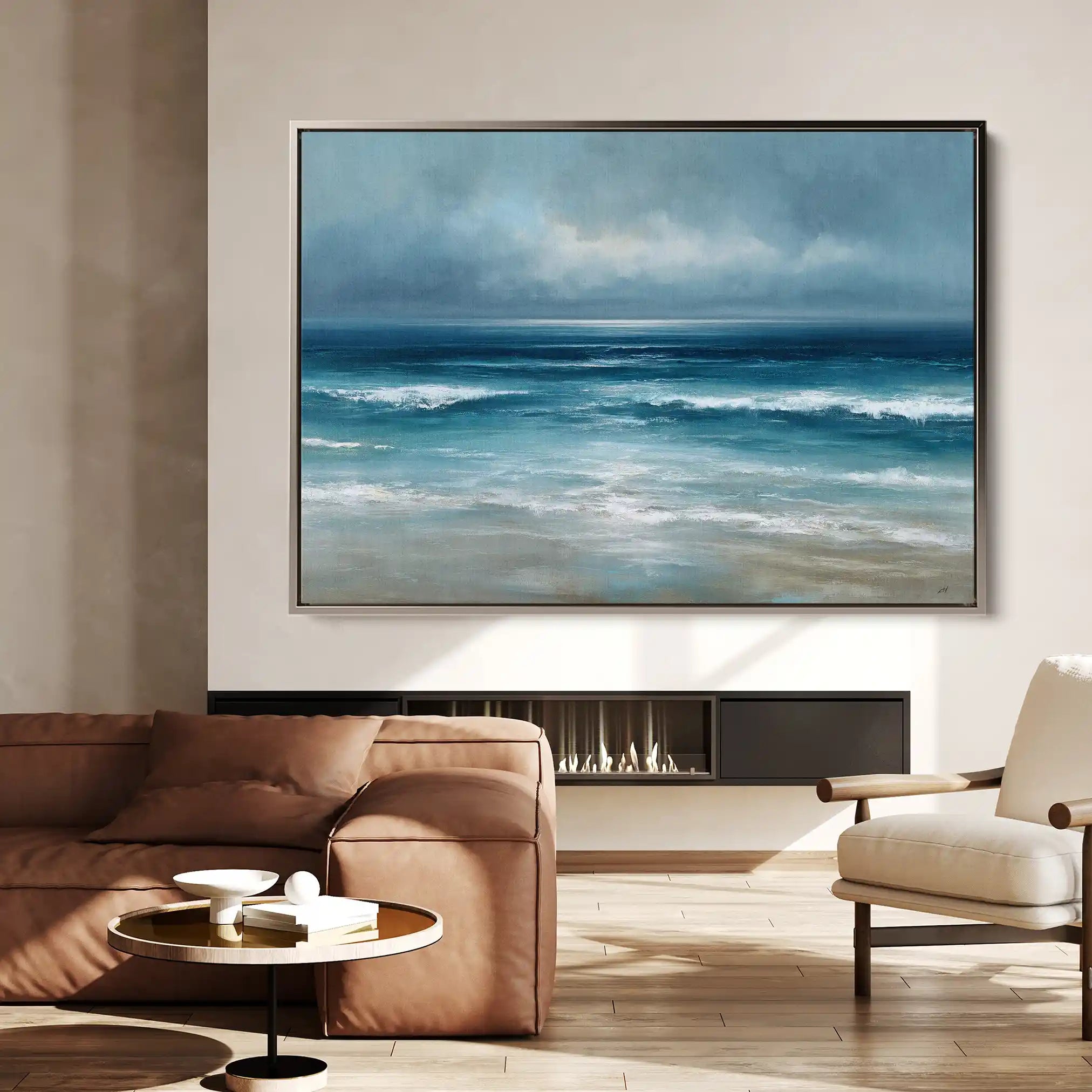 Abstract 1700 Canvas Art 60 x 40 cm / Stretched on hidden frame