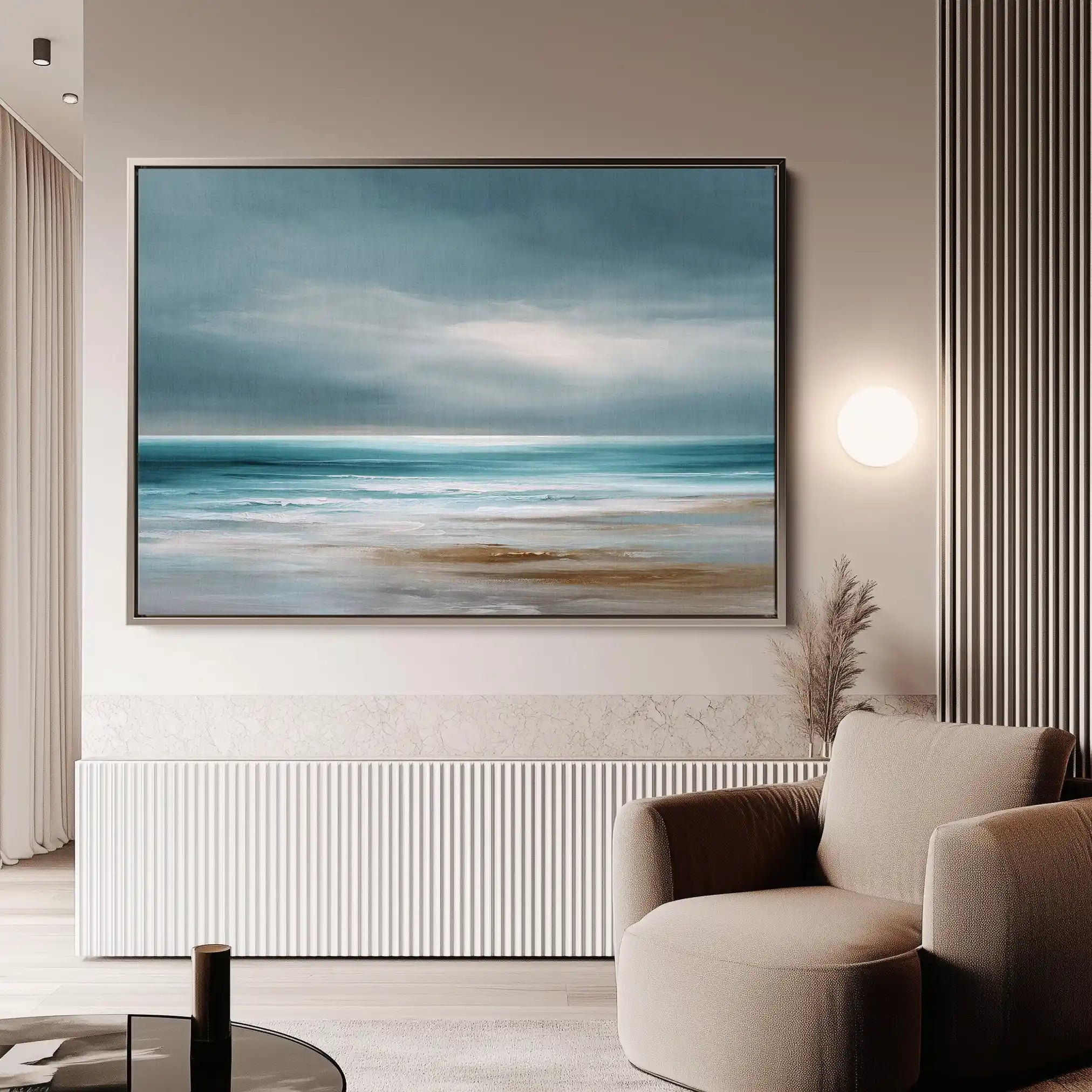 Abstract 1701 Canvas Art 60 x 40 cm / Stretched on hidden frame