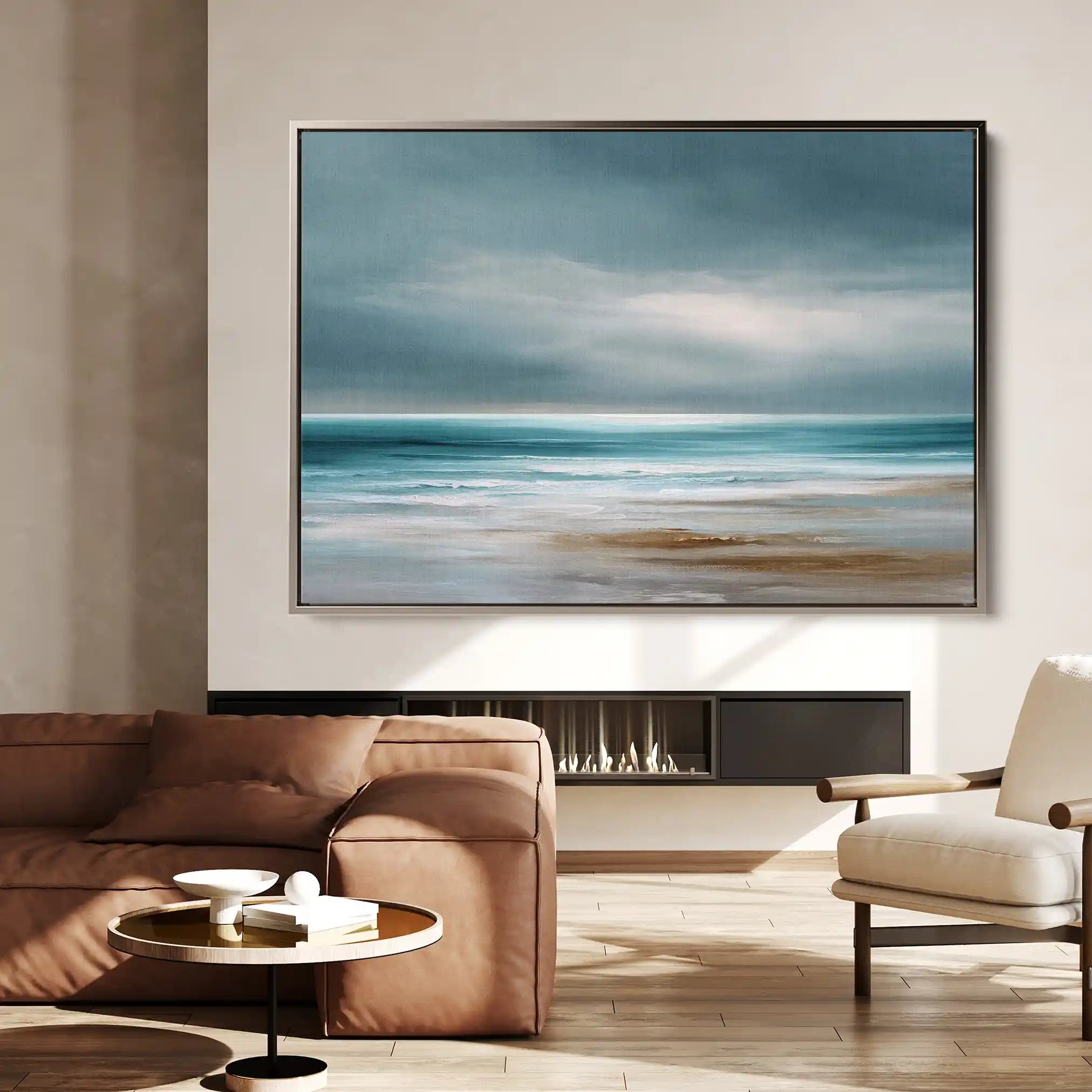 Abstract 1701 Canvas Art 60 x 40 cm / Stretched on hidden frame