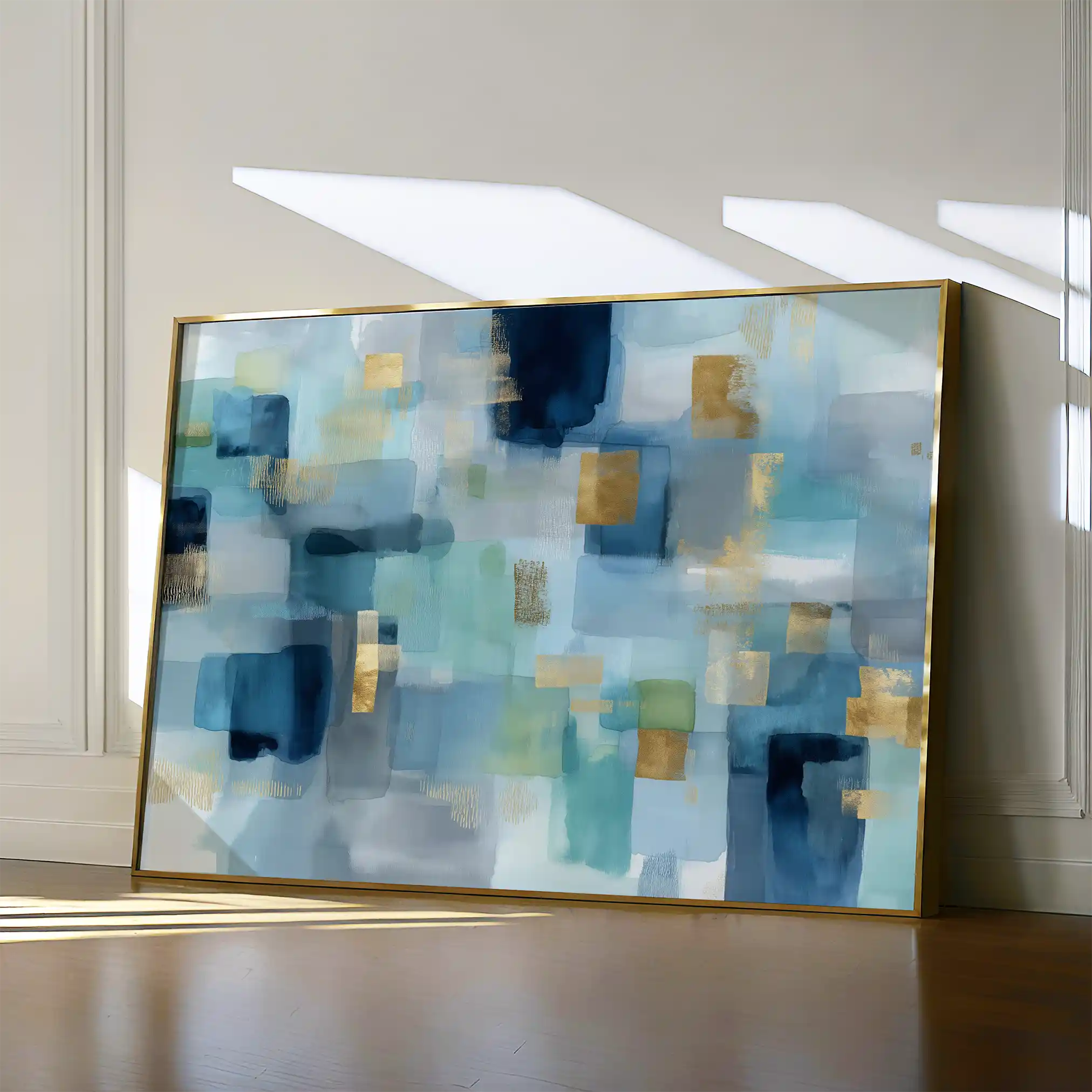 Abstract 1703 Canvas Art 60 x 40 cm / Stretched on hidden frame