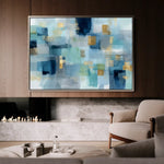 Abstract 1703 Canvas Art 60 x 40 cm / Stretched on hidden frame