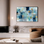 Abstract 1703 Canvas Art 60 x 40 cm / Stretched on hidden frame