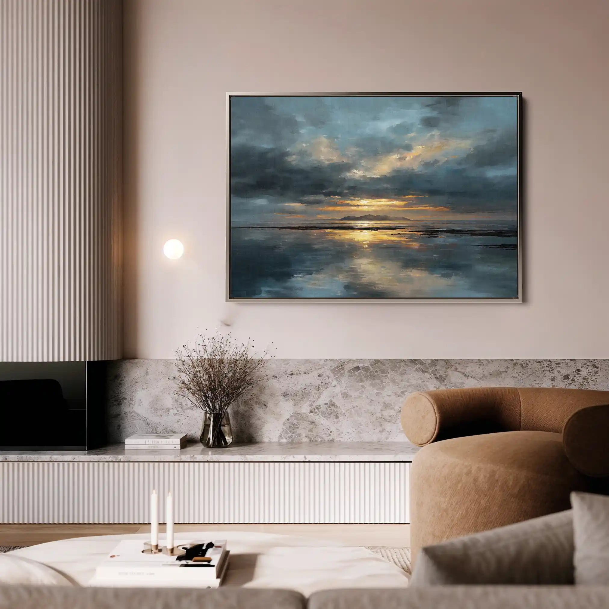 Abstract 1704 Canvas Art 60 x 40 cm / Stretched on hidden frame