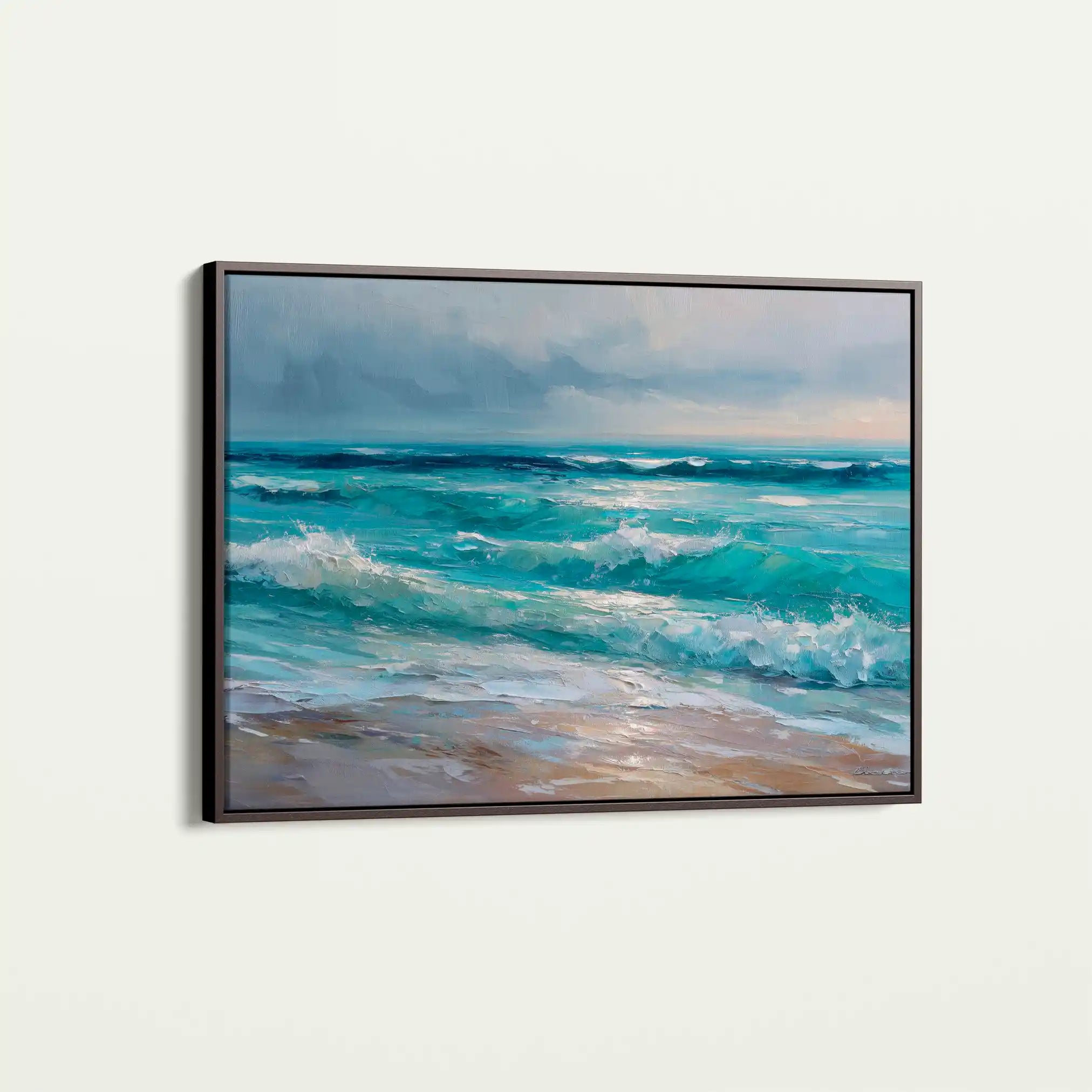 Abstract 1709 Canvas Art 60 x 40 cm / Stretched on hidden frame