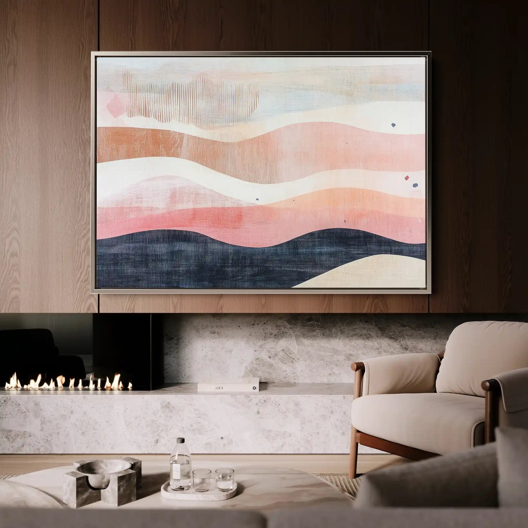 Boho 171 Canvas Art 90 x 60 cm / Stretched on hidden frame