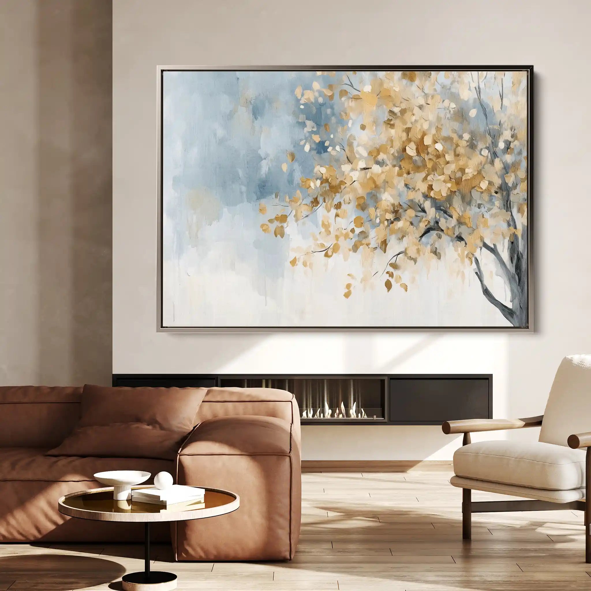 Landscape 171 Canvas Art 90 x 60 cm / Stretched on hidden frame