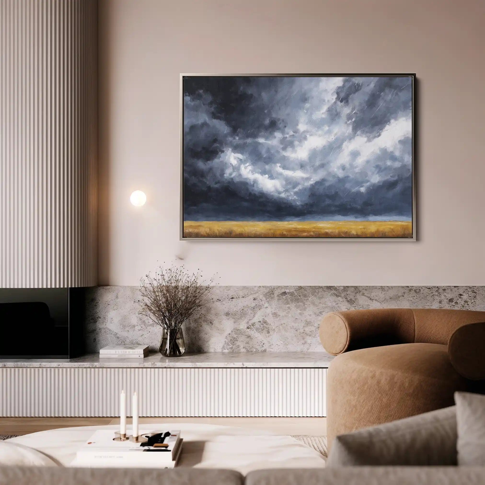 Abstract 1711 Canvas Art 60 x 40 cm / Stretched on hidden frame