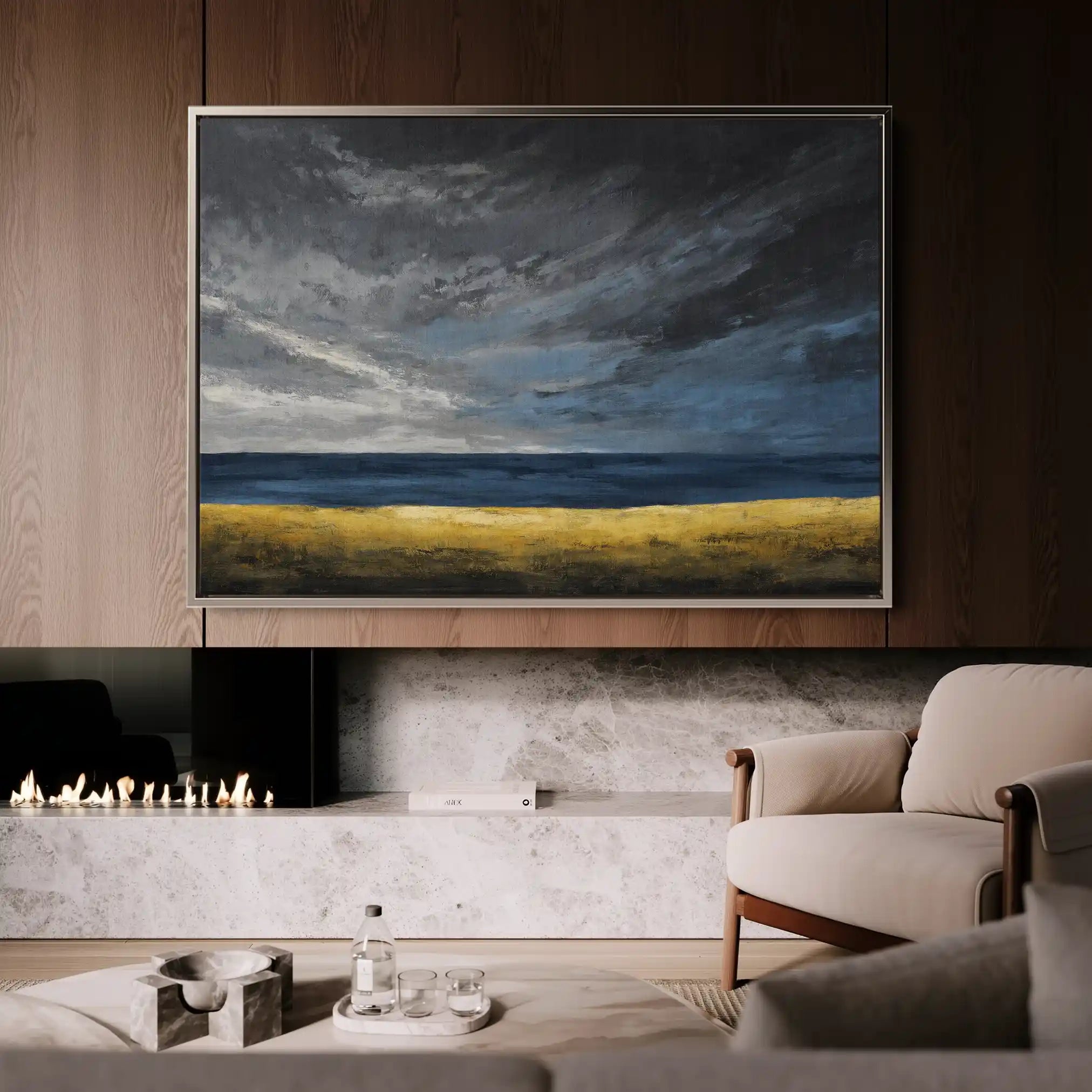 Abstract 1712 Canvas Art 60 x 40 cm / Stretched on hidden frame