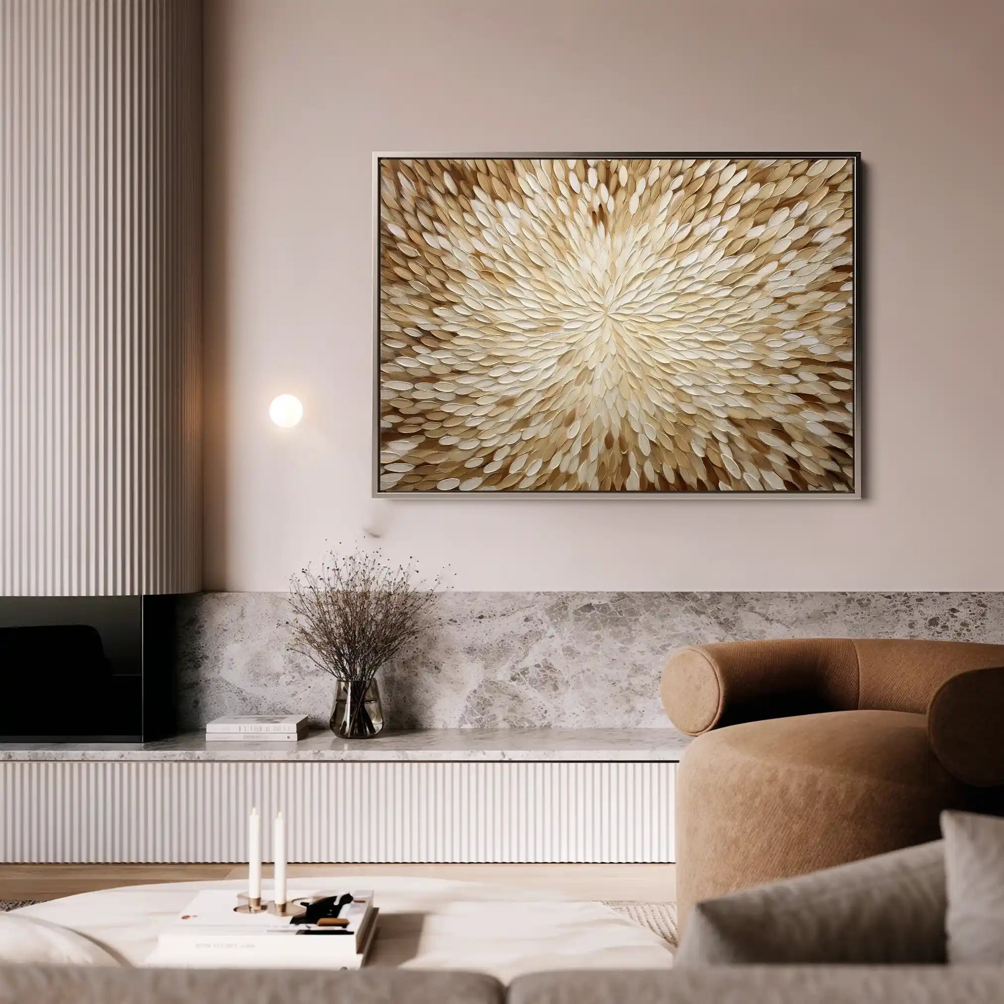 Abstract 1714 Canvas Art 60 x 40 cm / Stretched on hidden frame