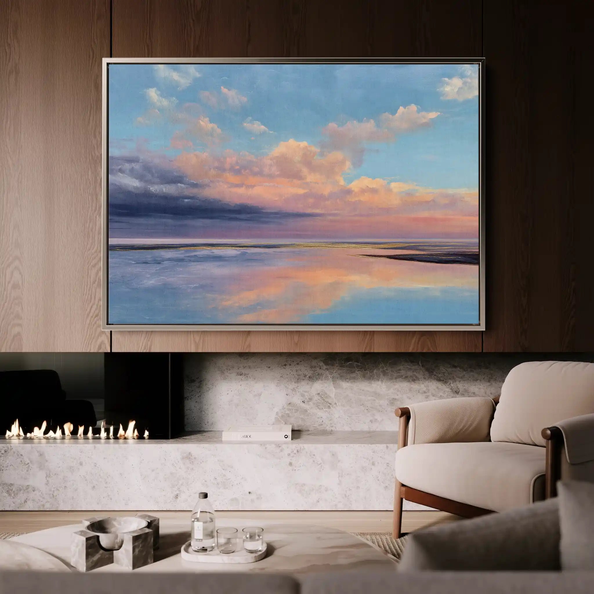 Abstract 1716 Canvas Art 60 x 40 cm / Stretched on hidden frame